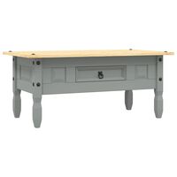 vidaXL sofabord 100 x 55 x 44 cm fyrretræ Corona-serien grå