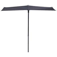 Madison altanparasol Sun Wave 270x150 cm grå PAC3P014