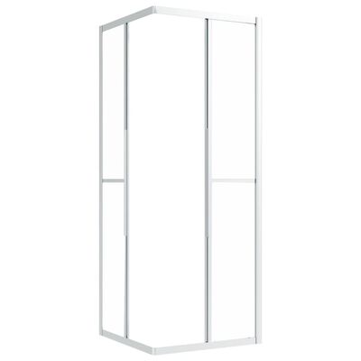 vidaXL brusekabine 70x70x180 cm matteret sikkerhedsglas