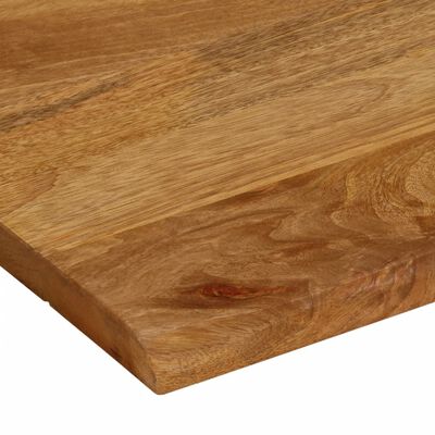 vidaXL bordplade 90x80x3,8 cm naturlig kant massivt mangotræ