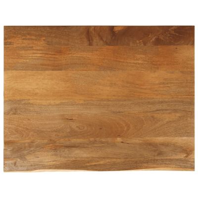 vidaXL bordplade 90x80x2,5 cm naturlig kant massivt mangotræ