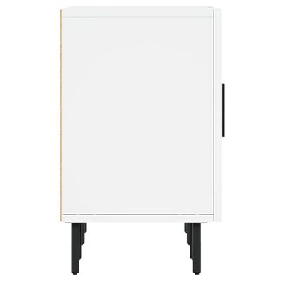 vidaXL tv-bord 150x30x50 cm konstrueret træ hvid