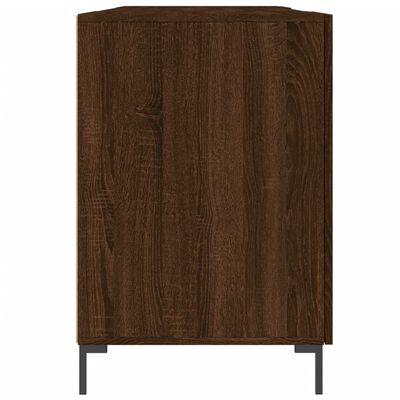 vidaXL skrivebord 140x50x75 cm konstrueret træ brun egetræsfarve