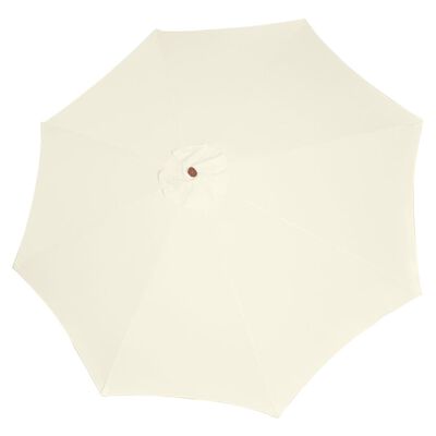 vidaXL parasol 300x258 cm sandhvid