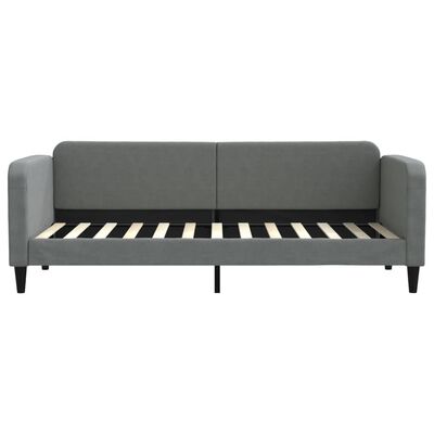 vidaXL daybed med madras 80x200 cm stof mørkegrå