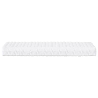 vidaXL daybed med madras 90x200 cm stof cremefarvet