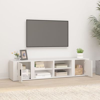 vidaXL tv-borde 2 stk. 80x31,5x36 cm konstrueret træ hvid