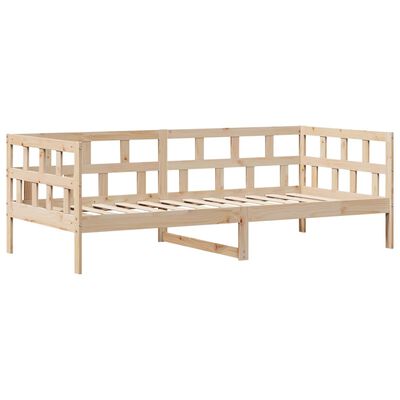 vidaXL daybed med skuffer 90x200 cm massivt fyrretræ