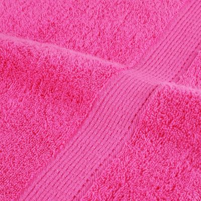 vidaXL håndklæder SOLUND 4 stk. Premium 100x200 cm 600 g/m2 pink