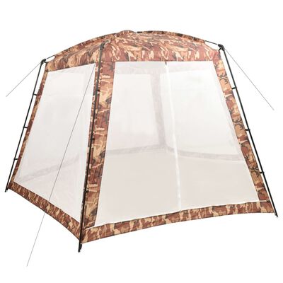 vidaXL pooltelt 500x433x250 cm stof camouflagefarvet