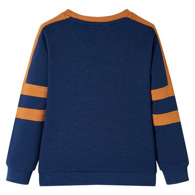 Sweatshirt til børn str. 104 indigoblå