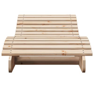 vidaXL liggestole 2 stk. 205x60x31,5 cm massivt fyrretræ