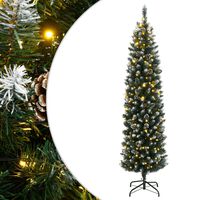 vidaXL kunstigt smalt juletræ 150 LED'er 120 cm