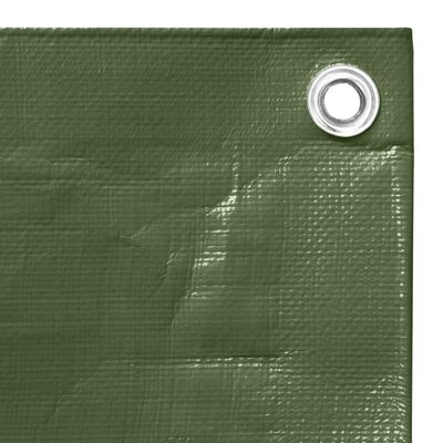 vidaXL presenning 6x12 m 260 g/m² HDPE grøn