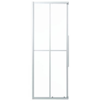 vidaXL brusekabine 70x70x180 cm matteret sikkerhedsglas