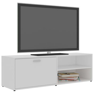 vidaXL tv-bord 120x34x37 cm konstrueret træ hvid