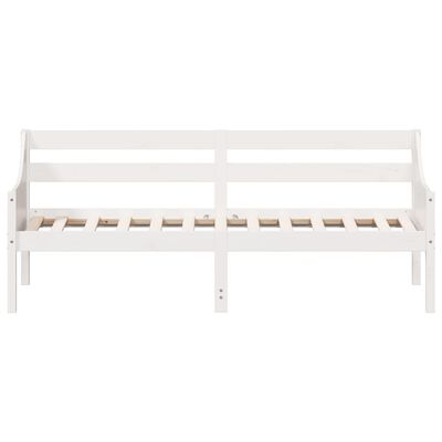 vidaXL daybed uden madras 90x190 cm massivt fyrretræ hvid