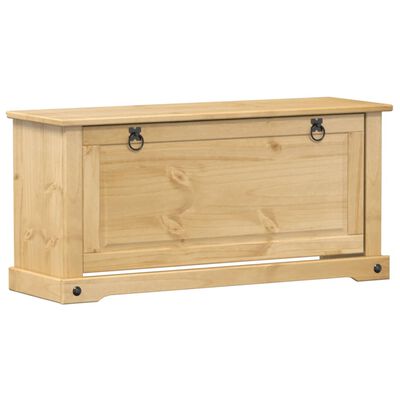 vidaXL skoskab Corona 99x32x47 cm massivt fyrretræ