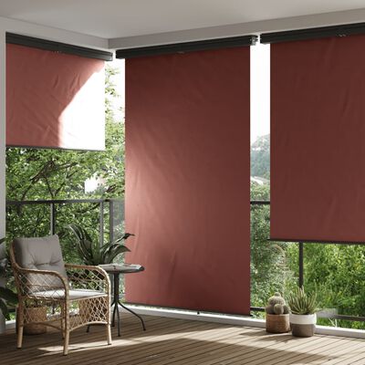 vidaXL sidemarkise til altan 165x250 cm brun