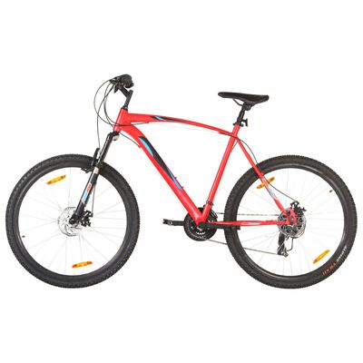 vidaXL mountainbike 21 gear tommer hjul 58 cm stel rød vidaXL.dk