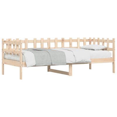 vidaXL daybed uden madras 90x200 cm massivt fyrretræ