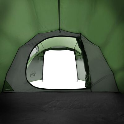 vidaXL 3-personers campingtelt vandtæt grøn