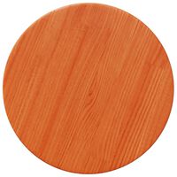 vidaXL bordplade Ø30x2,5 cm rund massivt fyrretræ gyldenbrun