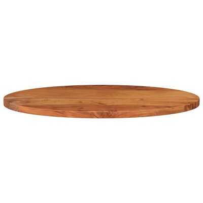 vidaXL bordplade 90x40x2,5 cm oval massivt akacietræ