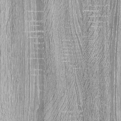 vidaXL skænk 91x29,5x65 cm konstrueret træ grå sonoma-eg
