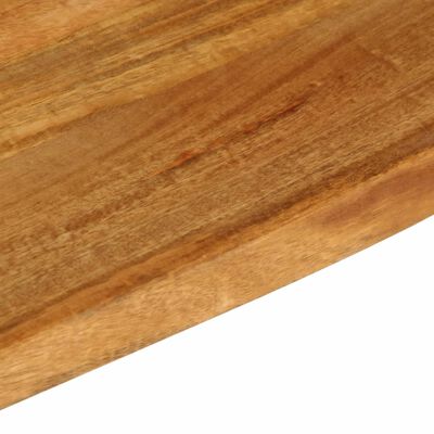 vidaXL bordplade 80x40x2,5 cm naturlig kant massivt mangotræ