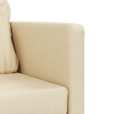 vidaXL 2-i-1 sovesofa 112x174x55 cm stof creme