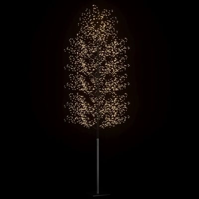 vidaXL juletræ 2000 LED'er kirsebærblomst 500 cm varmt hvidt lys