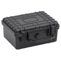 vidaXL transportabel flightcase 24x19x11 cm PP sort