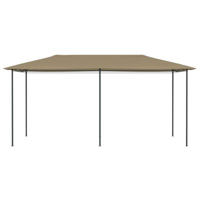 vidaXL pavillon 2,98x5,3x2,59 m 160 g/m² gråbrun