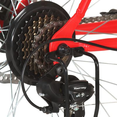 vidaXL mountainbike 21 gear 29 tommer hjul 48 cm rød | vidaXL.dk