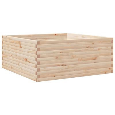 vidaXL plantekasse 110x110x46 cm massivt fyrretræ