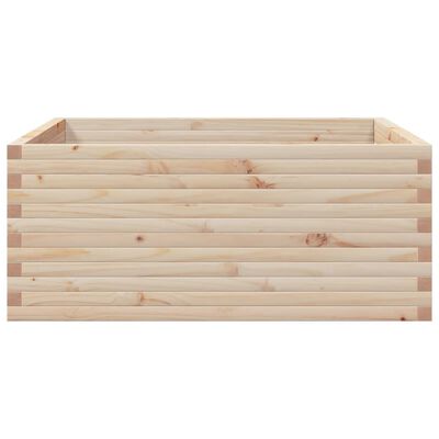 vidaXL plantekasse 110x110x46 cm massivt fyrretræ