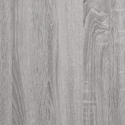 vidaXL sengeborde 2 stk. 40x40x50 cm konstrueret træ grå sonoma-eg