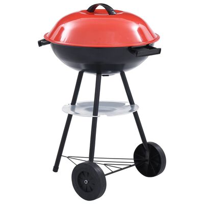 vidaXL kulgrill med hjul str. XXL transportabel 44 cm