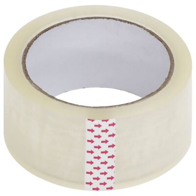 vidaXL pakketape 12 stk. 48 mm x 66 m transparent