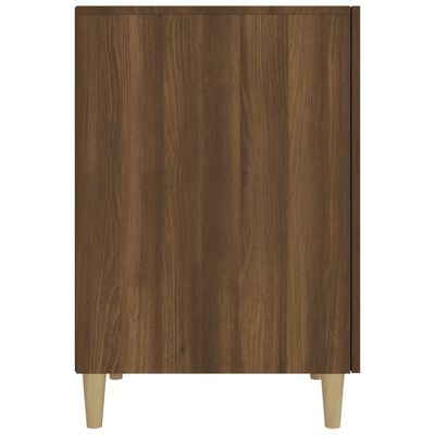 vidaXL skrivebord 140x50x75 cm konstrueret træ brun egetræsfarve