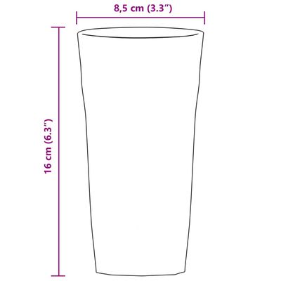 vidaXL ølglas 6 stk. 475 ml