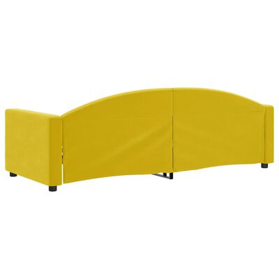 vidaXL daybed 80x200 cm velour gul