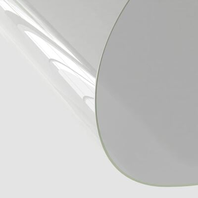 vidaXL bordbeskytter Ø 90 cm 2 mm PVC transparent