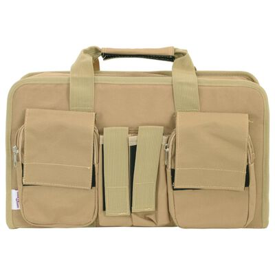 vidaXL pistoltaske 40x24x10 cm oxfordstof kakifarvet