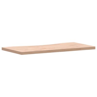 vidaXL skrivebordsplade 80x(36-40)x2,5 cm massivt bøgetræ