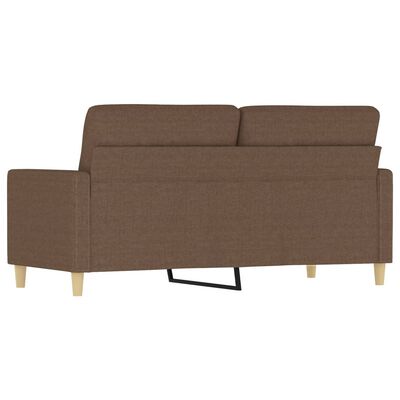 vidaXL 2-personers sofa 140 cm stof brun