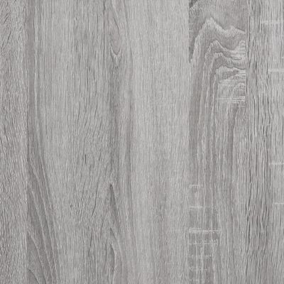 vidaXL sengeborde 2 stk. 30x60x60 cm konstrueret træ grå sonoma-eg
