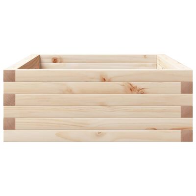 vidaXL plantekasse 110x60x23 cm massivt fyrretræ