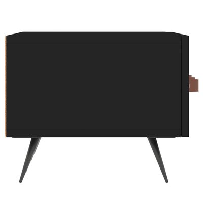 vidaXL tv-bord 150x36x30 cm konstrueret træ sort